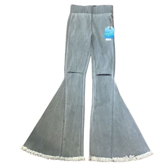 NWT Show Me Your Mumu Flare Jean High Waist Small - Picture 10 of 15